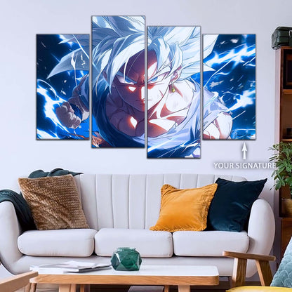 Dragon Ball Wall Art - DR5094 - Mastered Ultra Instinct Goku - Dragon Ball Super - Dragon Ball Poster - Dragon Ball Canvas