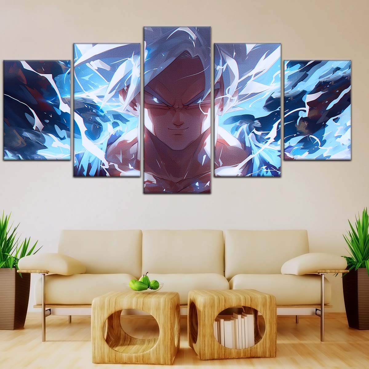 Dragon Ball Wall Art - DR5095 - Mastered Ultra Instinct Goku - Dragon Ball Super - Dragon Ball Poster - Dragon Ball Canvas
