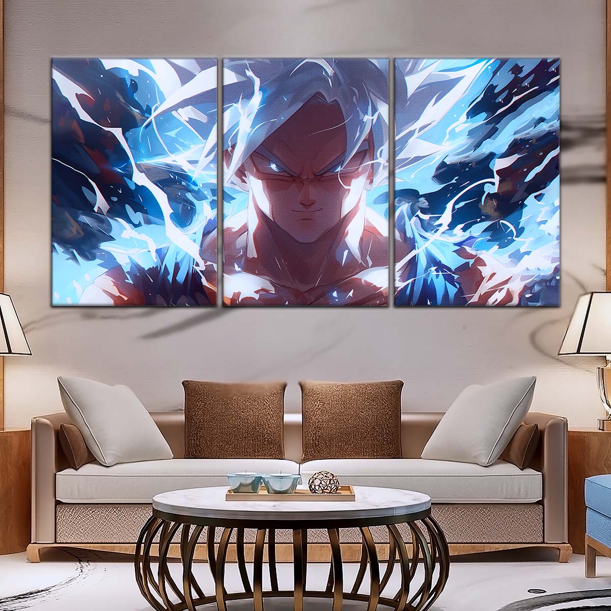 Dragon Ball Wall Art - DR5095 - Mastered Ultra Instinct Goku - Dragon Ball Super - Dragon Ball Poster - Dragon Ball Canvas