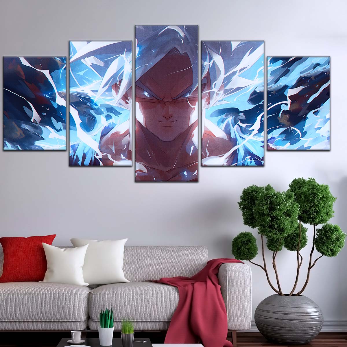 Dragon Ball Wall Art - DR5095 - Mastered Ultra Instinct Goku - Dragon Ball Super - Dragon Ball Poster - Dragon Ball Canvas