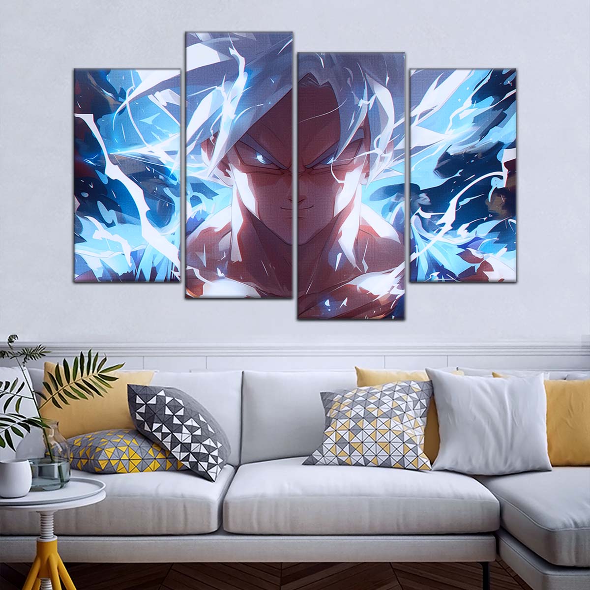 Dragon Ball Wall Art - DR5095 - Mastered Ultra Instinct Goku - Dragon Ball Super - Dragon Ball Poster - Dragon Ball Canvas