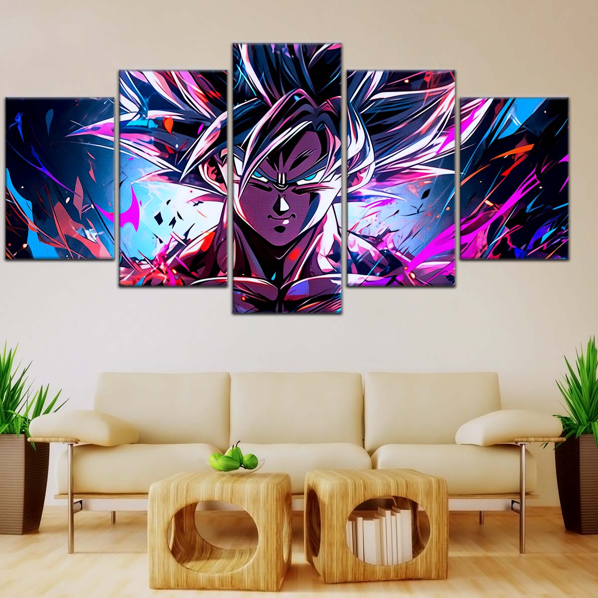 Dragon Ball Wall Art - DR5096 - Mastered Ultra Instinct Goku - Dragon Ball Super - Dragon Ball Poster - Dragon Ball Canvas