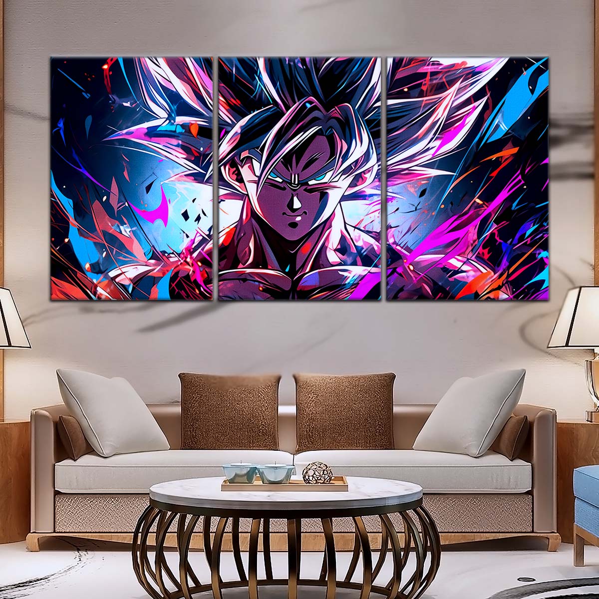 Dragon Ball Wall Art - DR5096 - Mastered Ultra Instinct Goku - Dragon Ball Super - Dragon Ball Poster - Dragon Ball Canvas