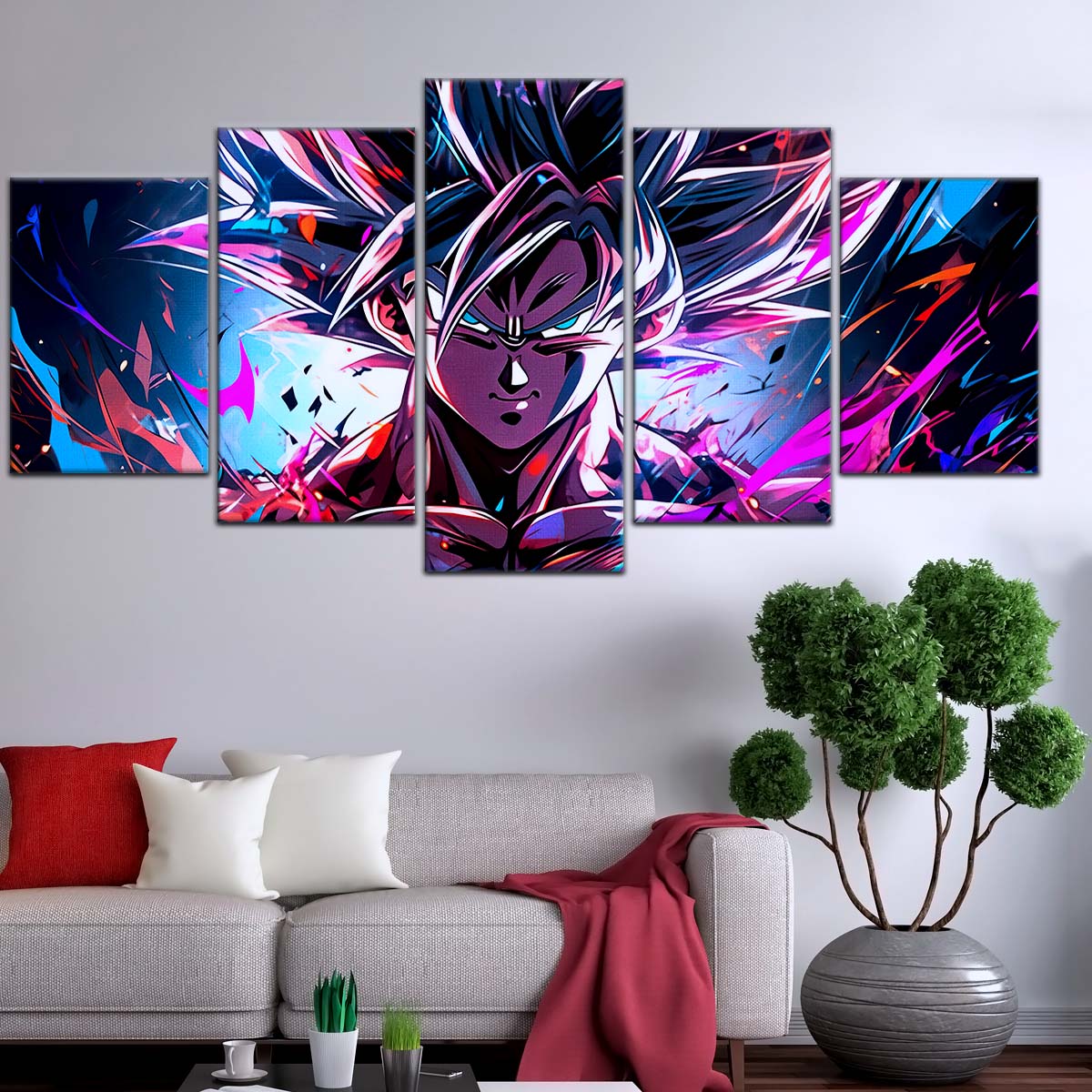 Dragon Ball Wall Art - DR5096 - Mastered Ultra Instinct Goku - Dragon Ball Super - Dragon Ball Poster - Dragon Ball Canvas