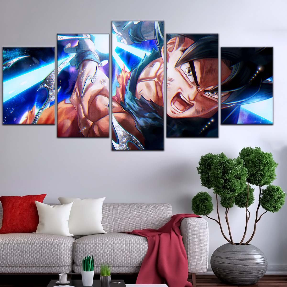 Dragon Ball Wall Art - DR5097 - Mastered Ultra Instinct Goku - Dragon Ball Super - Dragon Ball Poster - Dragon Ball Canvas