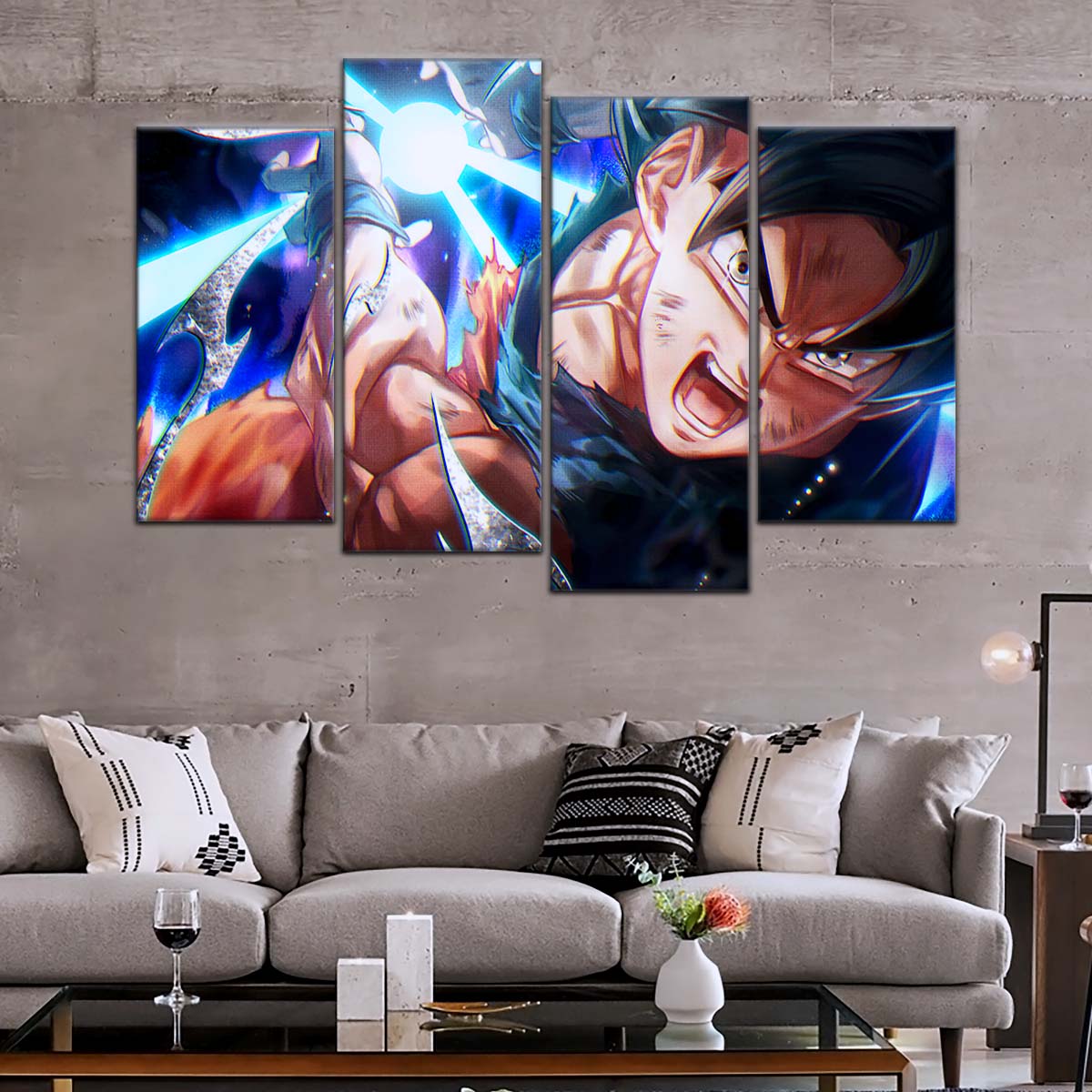 Dragon Ball Wall Art - DR5097 - Mastered Ultra Instinct Goku - Dragon Ball Super - Dragon Ball Poster - Dragon Ball Canvas