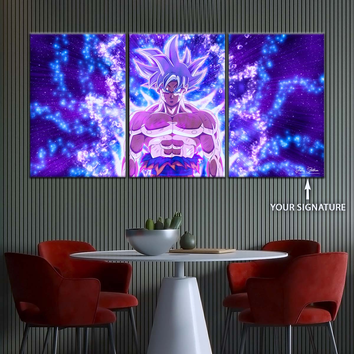 Dragon Ball Wall Art - DR5098 - Mastered Ultra Instinct Goku - Dragon Ball Super - Dragon Ball Poster - Dragon Ball Canvas