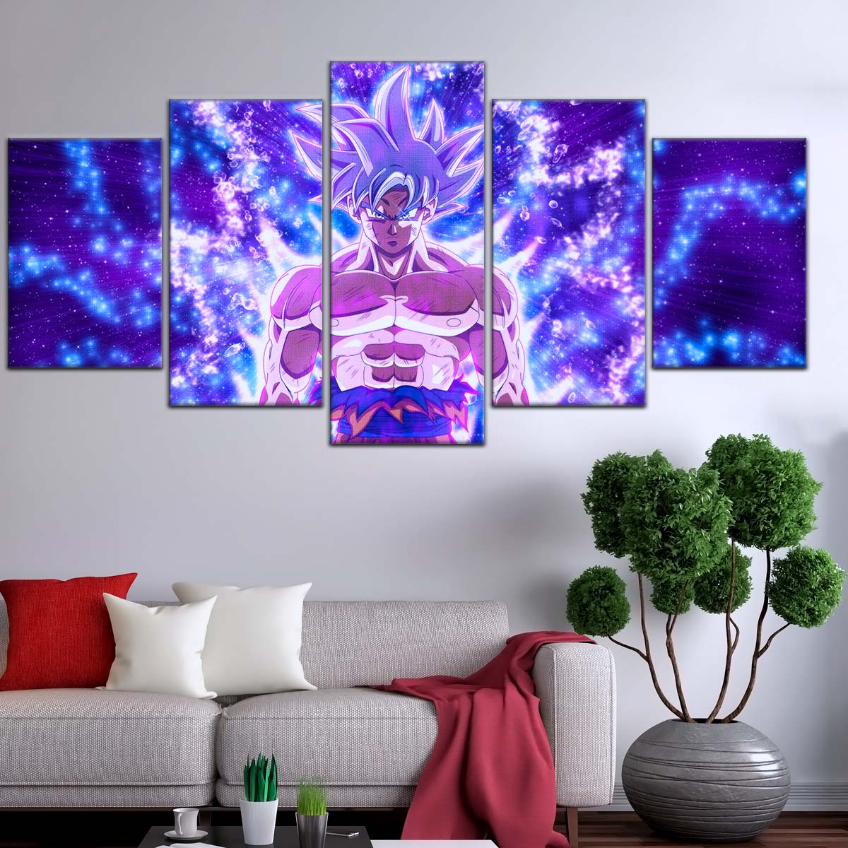 Dragon Ball Wall Art - DR5098 - Mastered Ultra Instinct Goku - Dragon Ball Super - Dragon Ball Poster - Dragon Ball Canvas