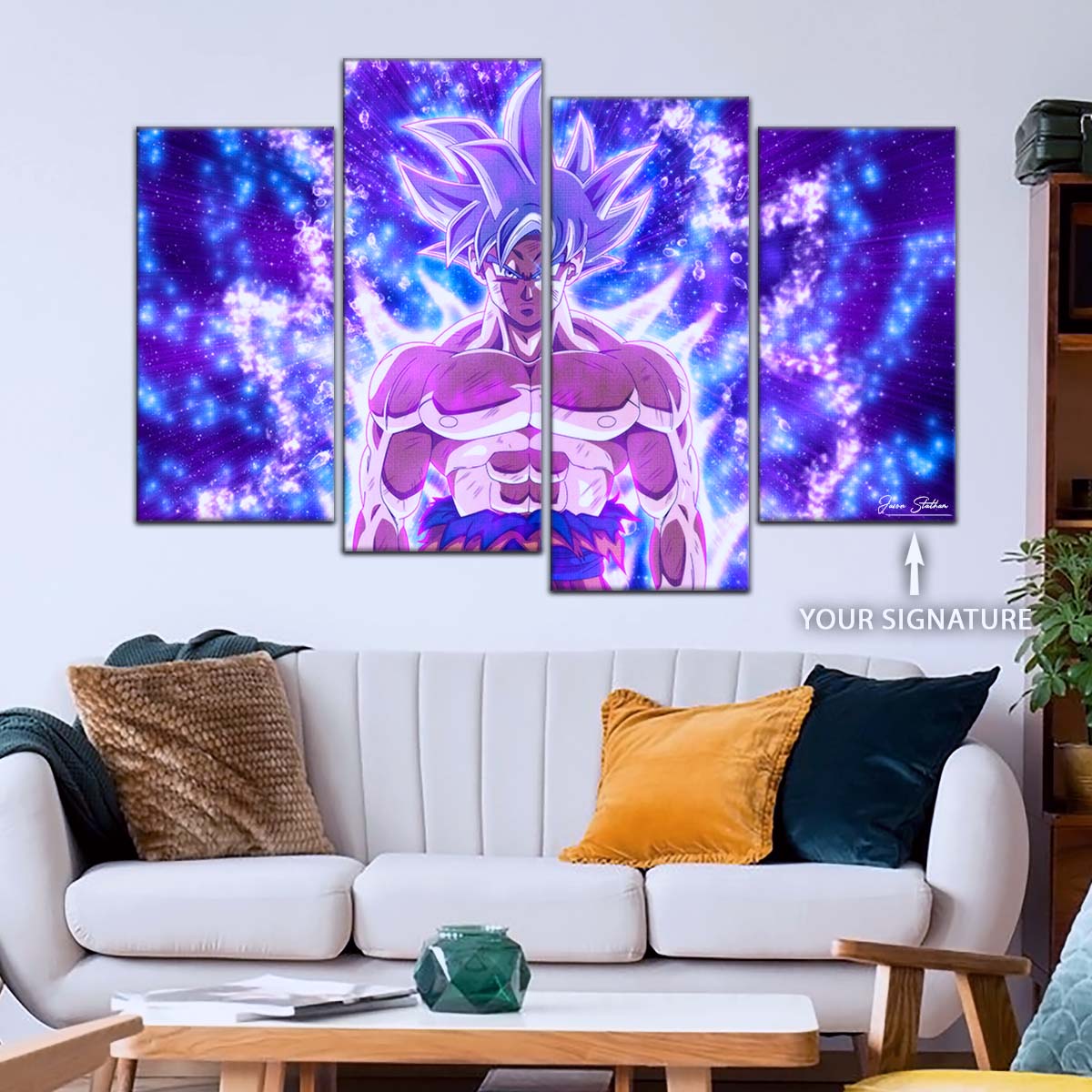 Dragon Ball Wall Art - DR5098 - Mastered Ultra Instinct Goku - Dragon Ball Super - Dragon Ball Poster - Dragon Ball Canvas