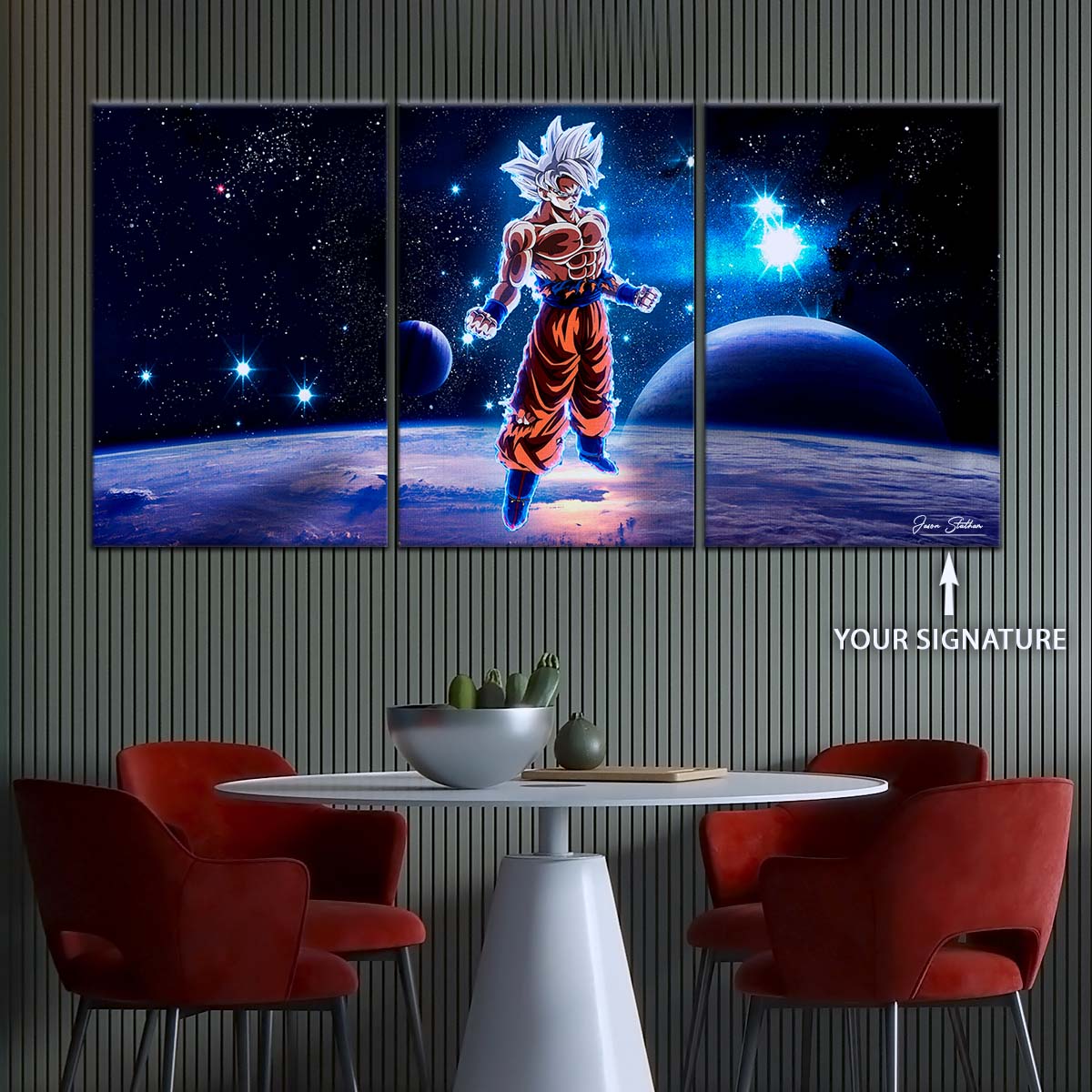 Dragon Ball Wall Art - DR5099- Mastered Ultra Instinct Goku - Dragon Ball Super - Dragon Ball Poster - Dragon Ball Canvas