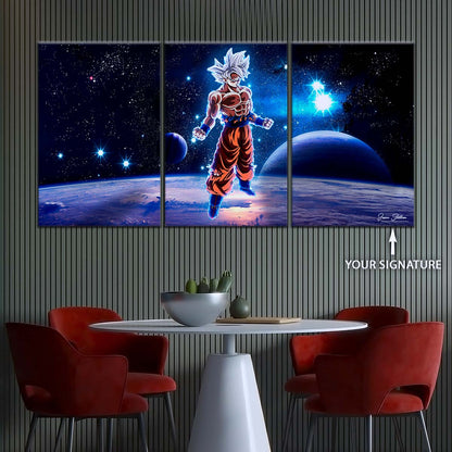 Dragon Ball Wall Art - DR5099- Mastered Ultra Instinct Goku - Dragon Ball Super - Dragon Ball Poster - Dragon Ball Canvas