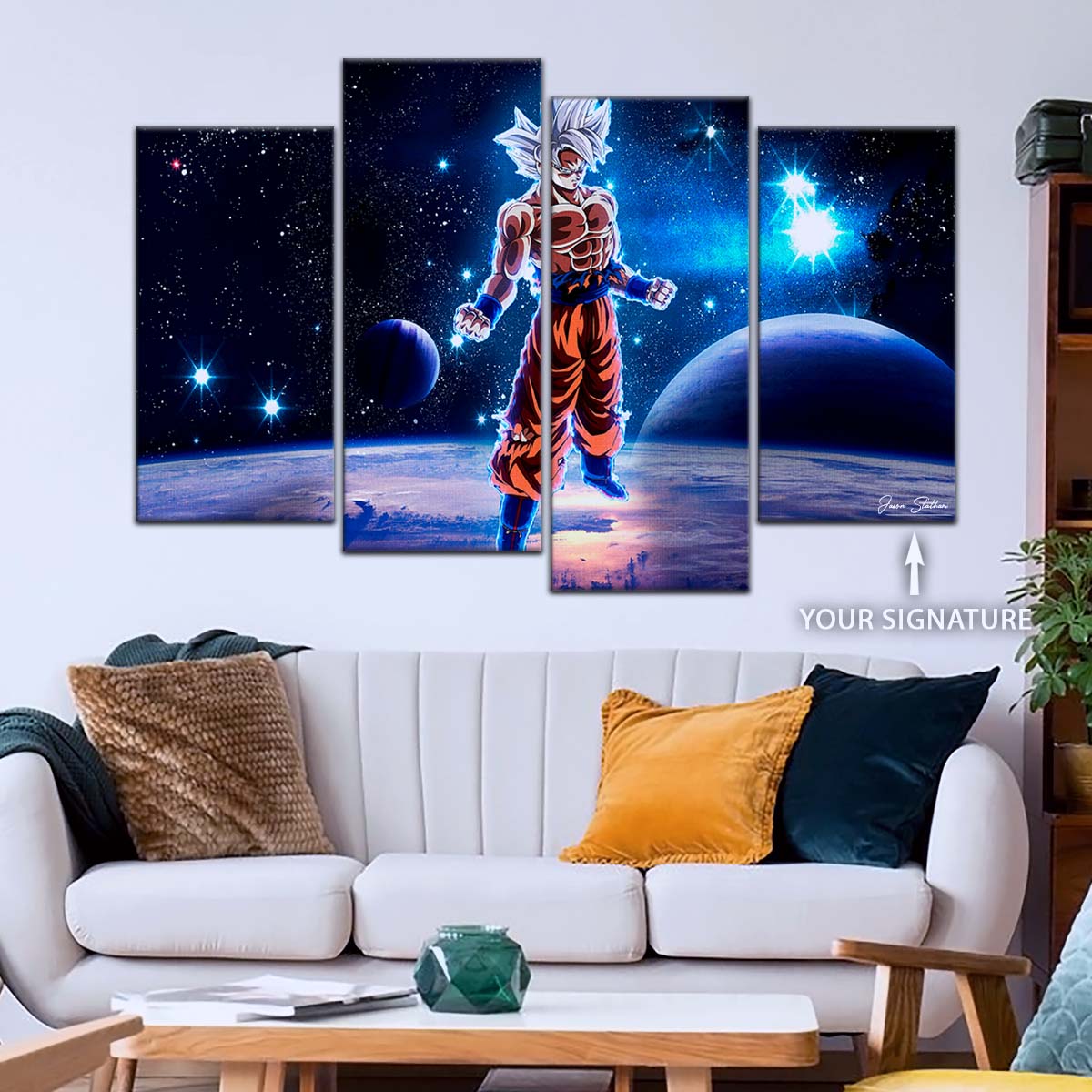 Dragon Ball Wall Art - DR5099- Mastered Ultra Instinct Goku - Dragon Ball Super - Dragon Ball Poster - Dragon Ball Canvas