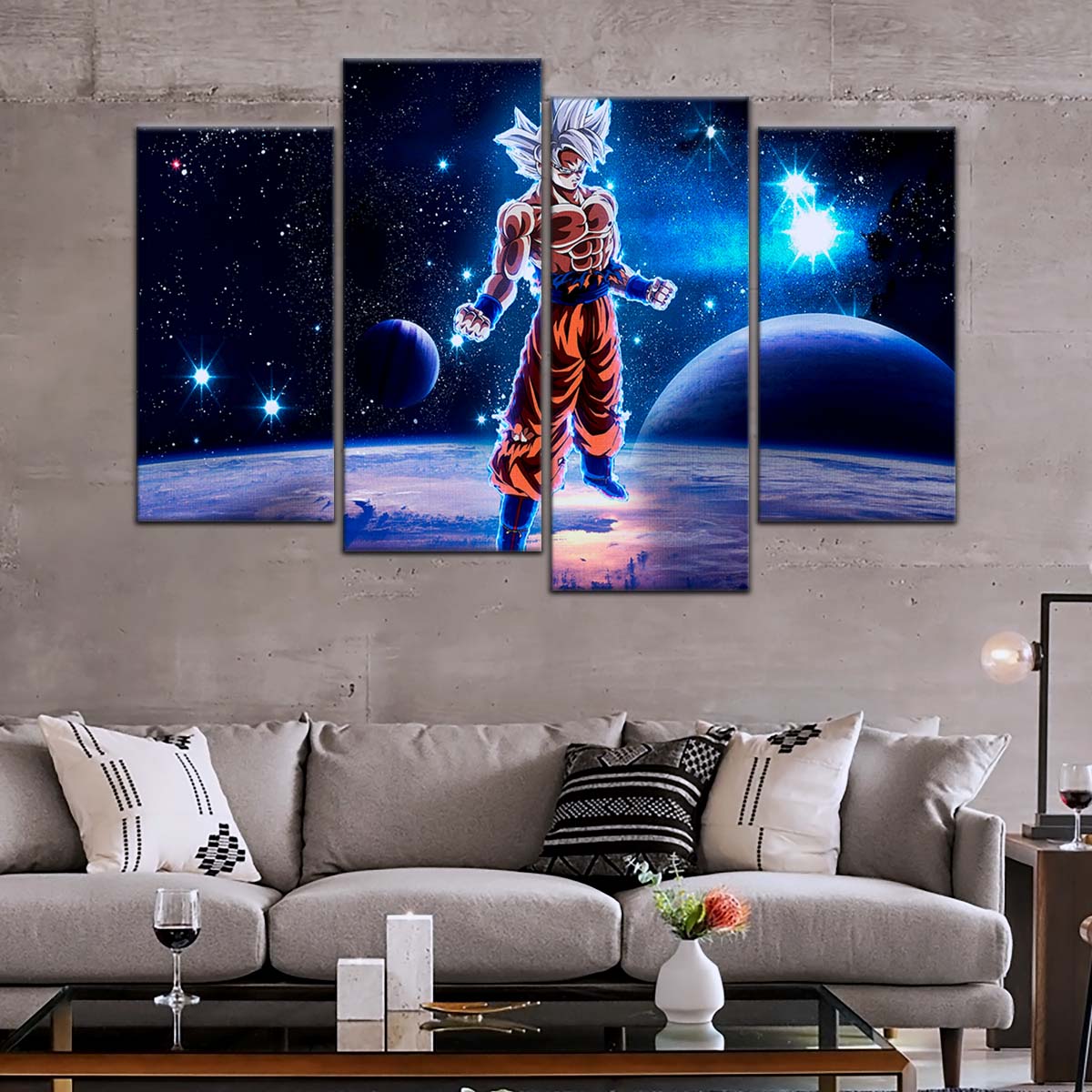 Dragon Ball Wall Art - DR5099- Mastered Ultra Instinct Goku - Dragon Ball Super - Dragon Ball Poster - Dragon Ball Canvas