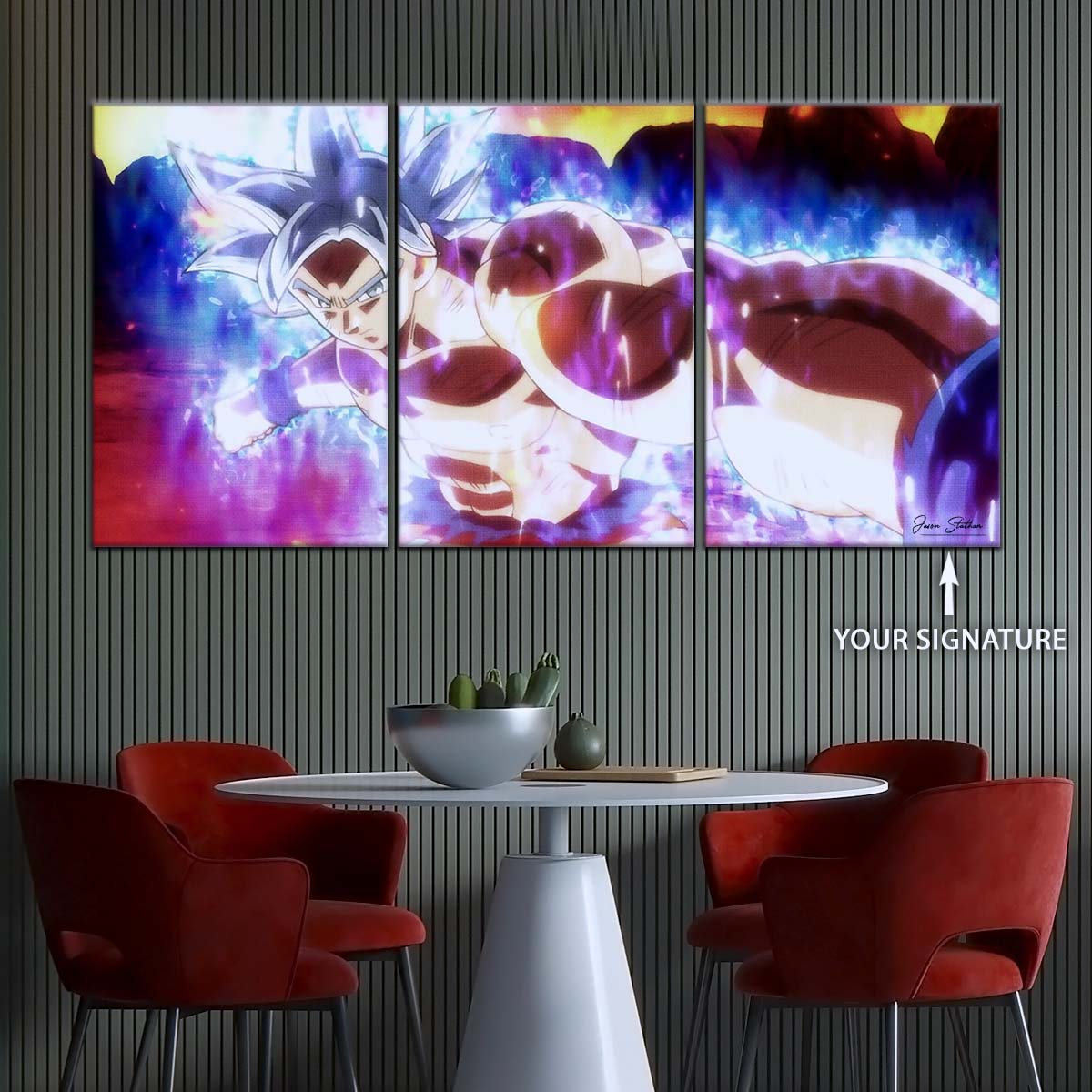 Dragon Ball Wall Art - DR5100 - Mastered Ultra Instinct Goku - Dragon Ball Super - Dragon Ball Poster - Dragon Ball Canvas