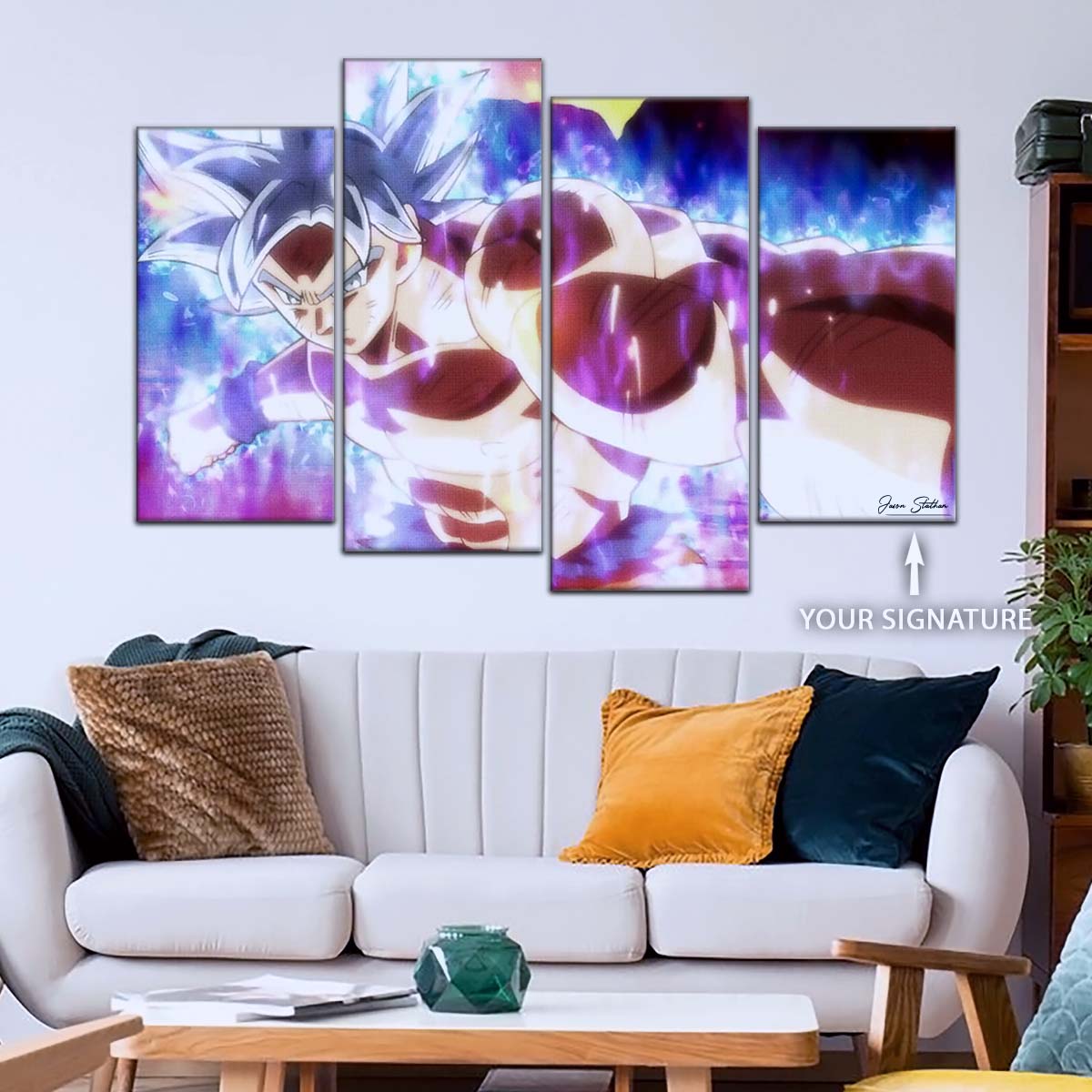 Dragon Ball Wall Art - DR5100 - Mastered Ultra Instinct Goku - Dragon Ball Super - Dragon Ball Poster - Dragon Ball Canvas