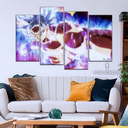 Dragon Ball Wall Art - DR5100 - Mastered Ultra Instinct Goku - Dragon Ball Super - Dragon Ball Poster - Dragon Ball Canvas