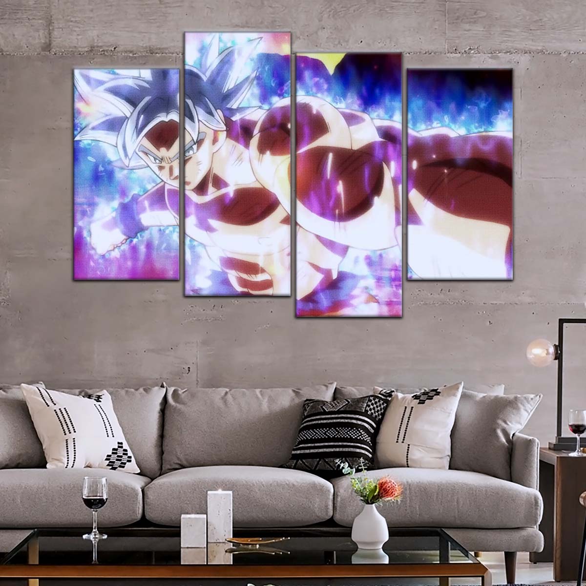 Dragon Ball Wall Art - DR5100 - Mastered Ultra Instinct Goku - Dragon Ball Super - Dragon Ball Poster - Dragon Ball Canvas