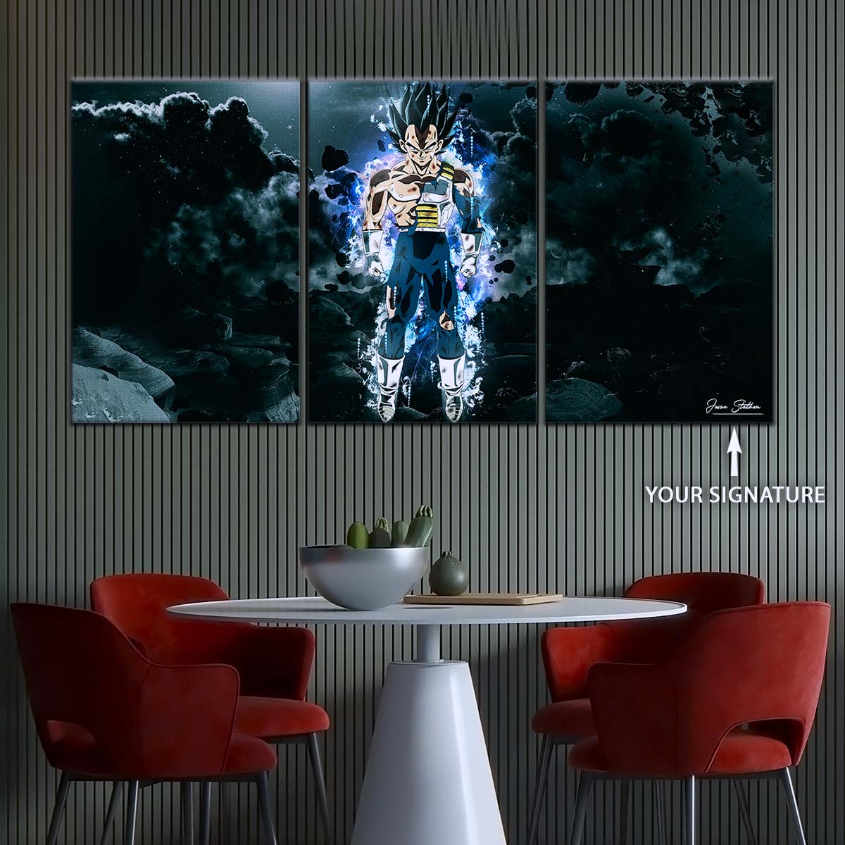 Dragon Ball Wall Art - DR5103 - Mastered Ultra Instinct Vegeta - Dragon Ball Super - Dragon Ball Poster - Dragon Ball Canvas