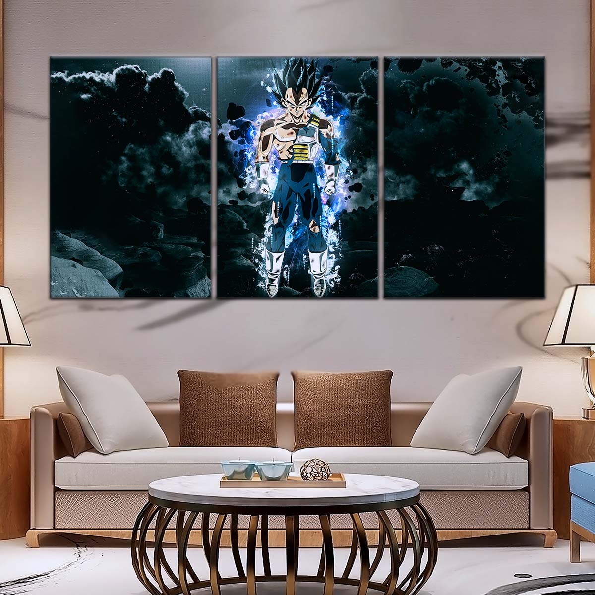 Dragon Ball Wall Art - DR5103 - Mastered Ultra Instinct Vegeta - Dragon Ball Super - Dragon Ball Poster - Dragon Ball Canvas