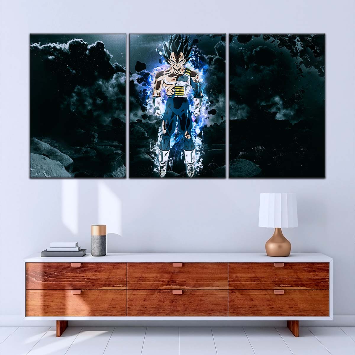Dragon Ball Wall Art - DR5103 - Mastered Ultra Instinct Vegeta - Dragon Ball Super - Dragon Ball Poster - Dragon Ball Canvas