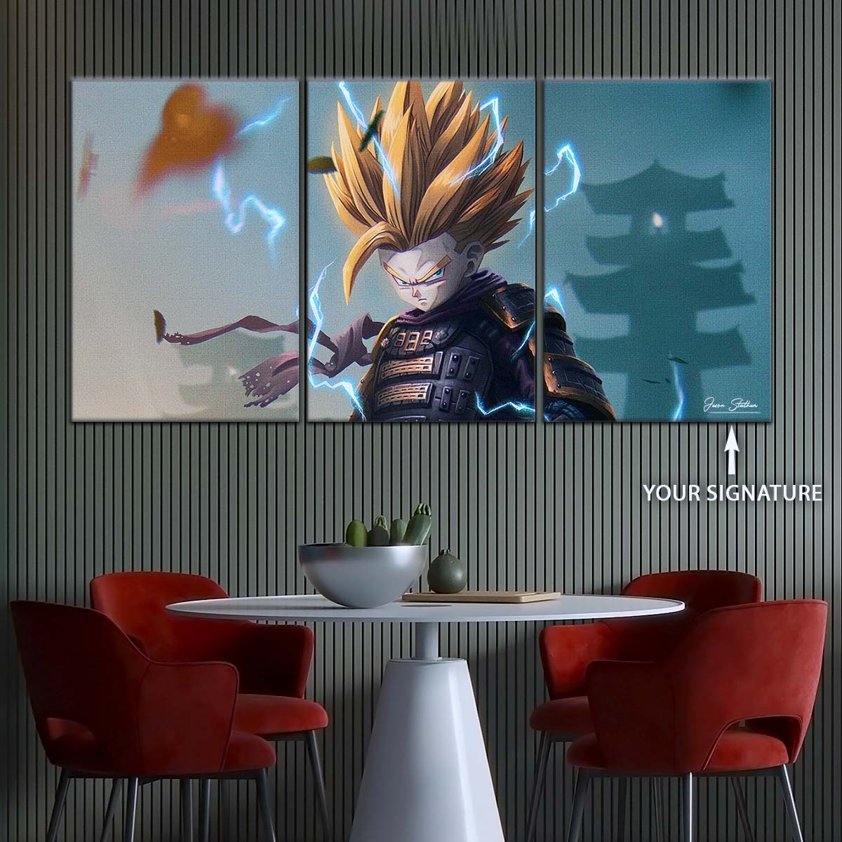 Dragon Ball Wall Art - DR5105 - Super Saiyan Gohan - Samurai Warrior - Dragon Ball - Dragon Ball Poster - Dragon Ball Canvas