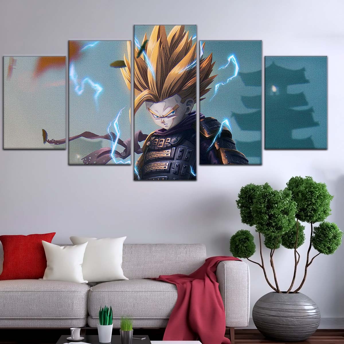 Dragon Ball Wall Art - DR5105 - Super Saiyan Gohan - Samurai Warrior - Dragon Ball - Dragon Ball Poster - Dragon Ball Canvas