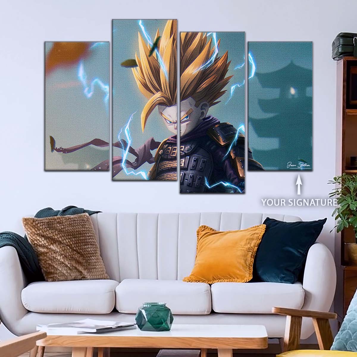 Dragon Ball Wall Art - DR5105 - Super Saiyan Gohan - Samurai Warrior - Dragon Ball - Dragon Ball Poster - Dragon Ball Canvas