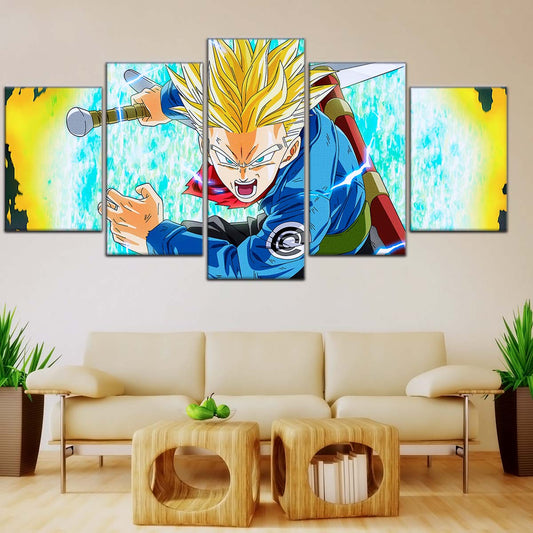 Dragon Ball Wall Art - DR5106 - Trunks - Super Saiyan - Dragon Ball Super - Dragon Ball Poster - Dragon Ball Canvas