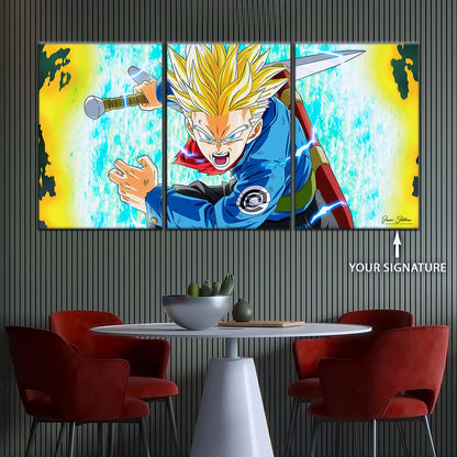 Dragon Ball Wall Art - DR5106 - Trunks - Super Saiyan - Dragon Ball Super - Dragon Ball Poster - Dragon Ball Canvas