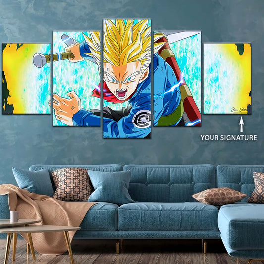 Dragon Ball Wall Art - DR5106 - Trunks - Super Saiyan - Dragon Ball Super - Dragon Ball Poster - Dragon Ball Canvas