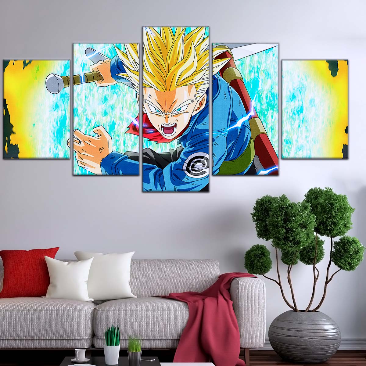 Dragon Ball Wall Art - DR5106 - Trunks - Super Saiyan - Dragon Ball Super - Dragon Ball Poster - Dragon Ball Canvas