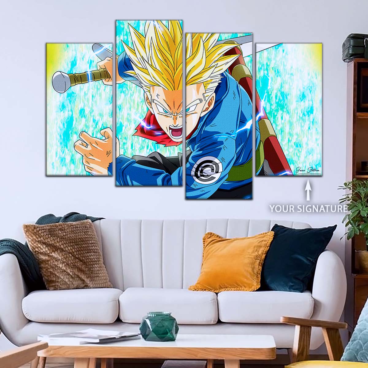 Dragon Ball Wall Art - DR5106 - Trunks - Super Saiyan - Dragon Ball Super - Dragon Ball Poster - Dragon Ball Canvas