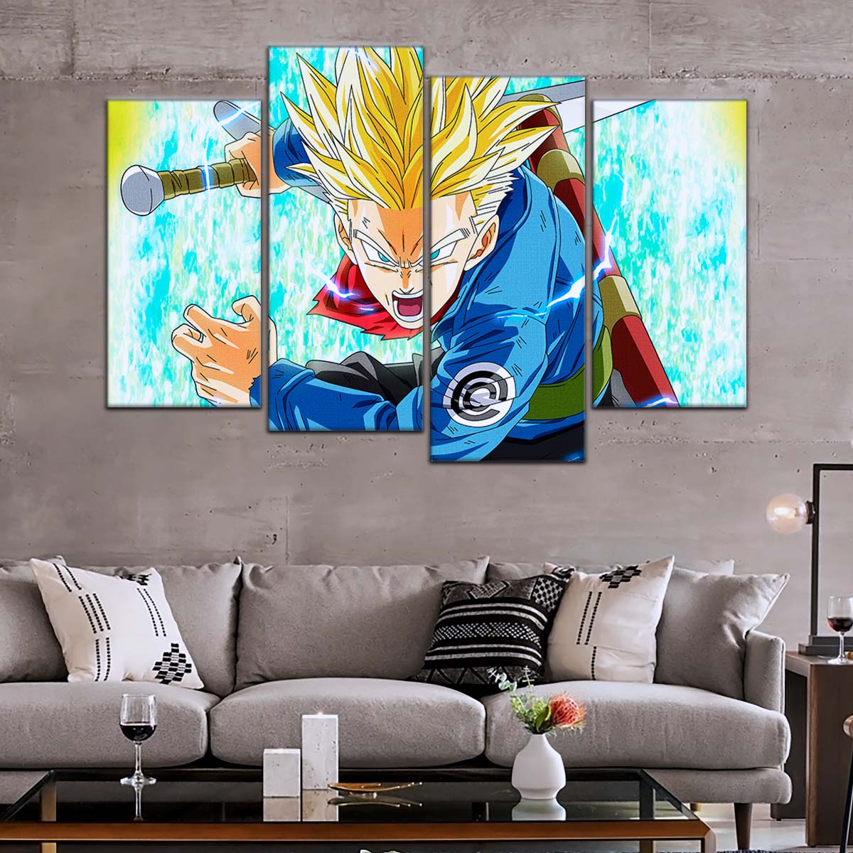 Dragon Ball Wall Art - DR5106 - Trunks - Super Saiyan - Dragon Ball Super - Dragon Ball Poster - Dragon Ball Canvas