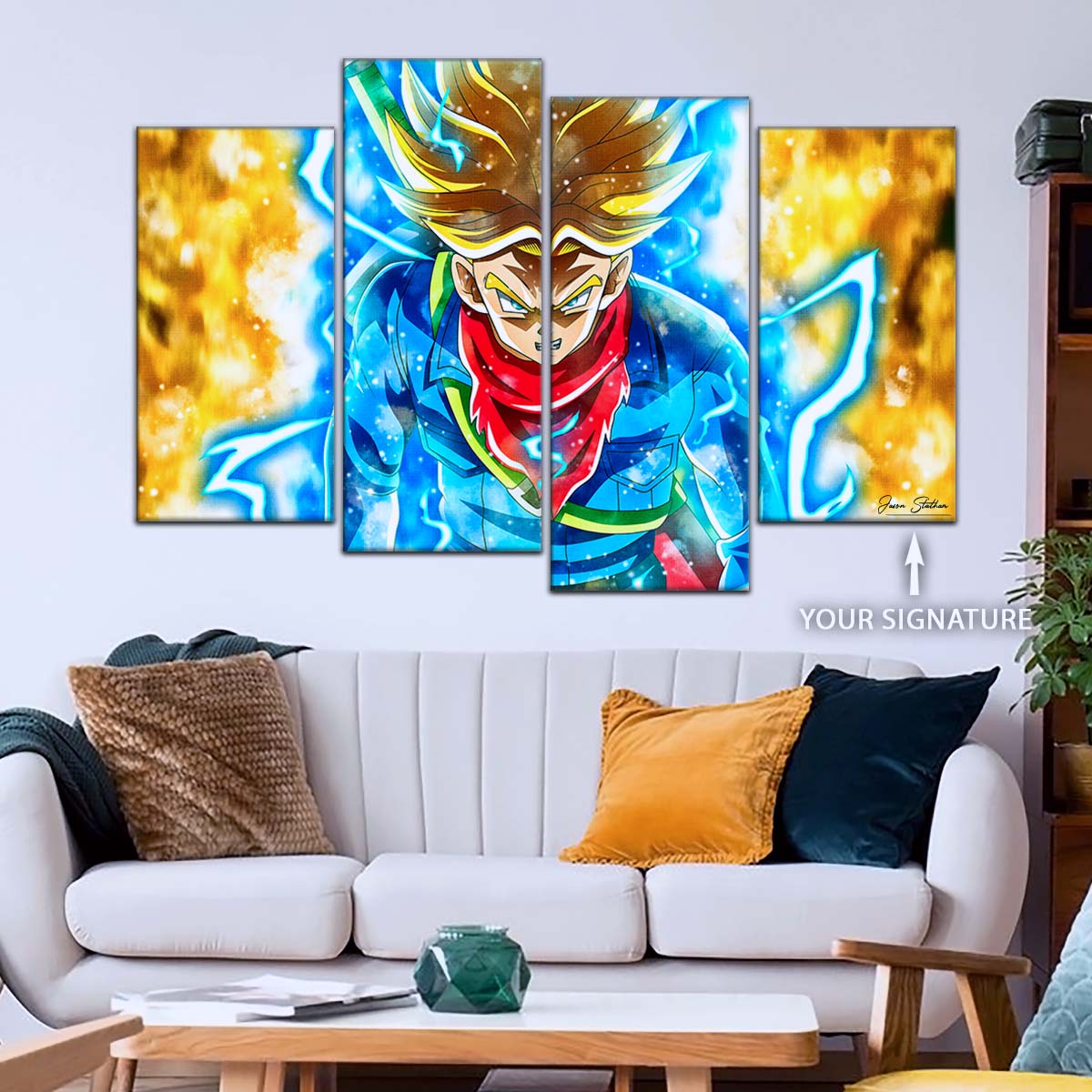 Dragon Ball Wall Art - DR5107 - Trunks - Super Saiyan - Dragon Ball Super - Dragon Ball Poster - Dragon Ball Canvas