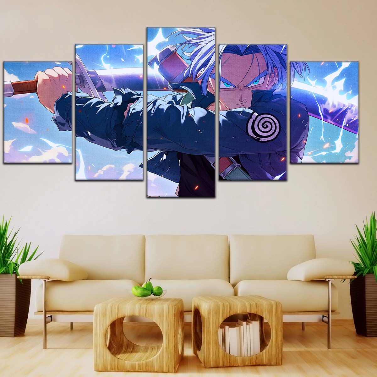 Dragon Ball Wall Art - DR5109 - Trunks' Lightning Fury - Dragon Ball Z - Dragon Ball Poster - Dragon Ball Canvas