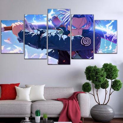 Dragon Ball Wall Art - DR5109 - Trunks' Lightning Fury - Dragon Ball Z - Dragon Ball Poster - Dragon Ball Canvas