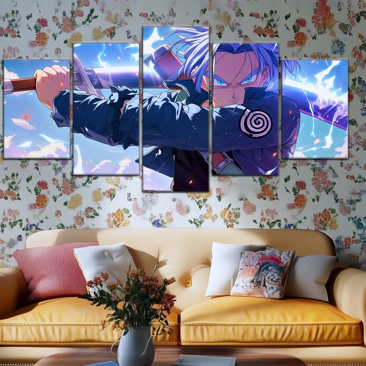 Dragon Ball Wall Art - DR5109 - Trunks' Lightning Fury - Dragon Ball Z - Dragon Ball Poster - Dragon Ball Canvas