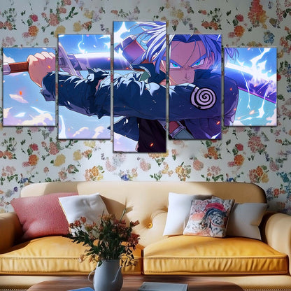 Dragon Ball Wall Art - DR5109 - Trunks' Lightning Fury - Dragon Ball Z - Dragon Ball Poster - Dragon Ball Canvas