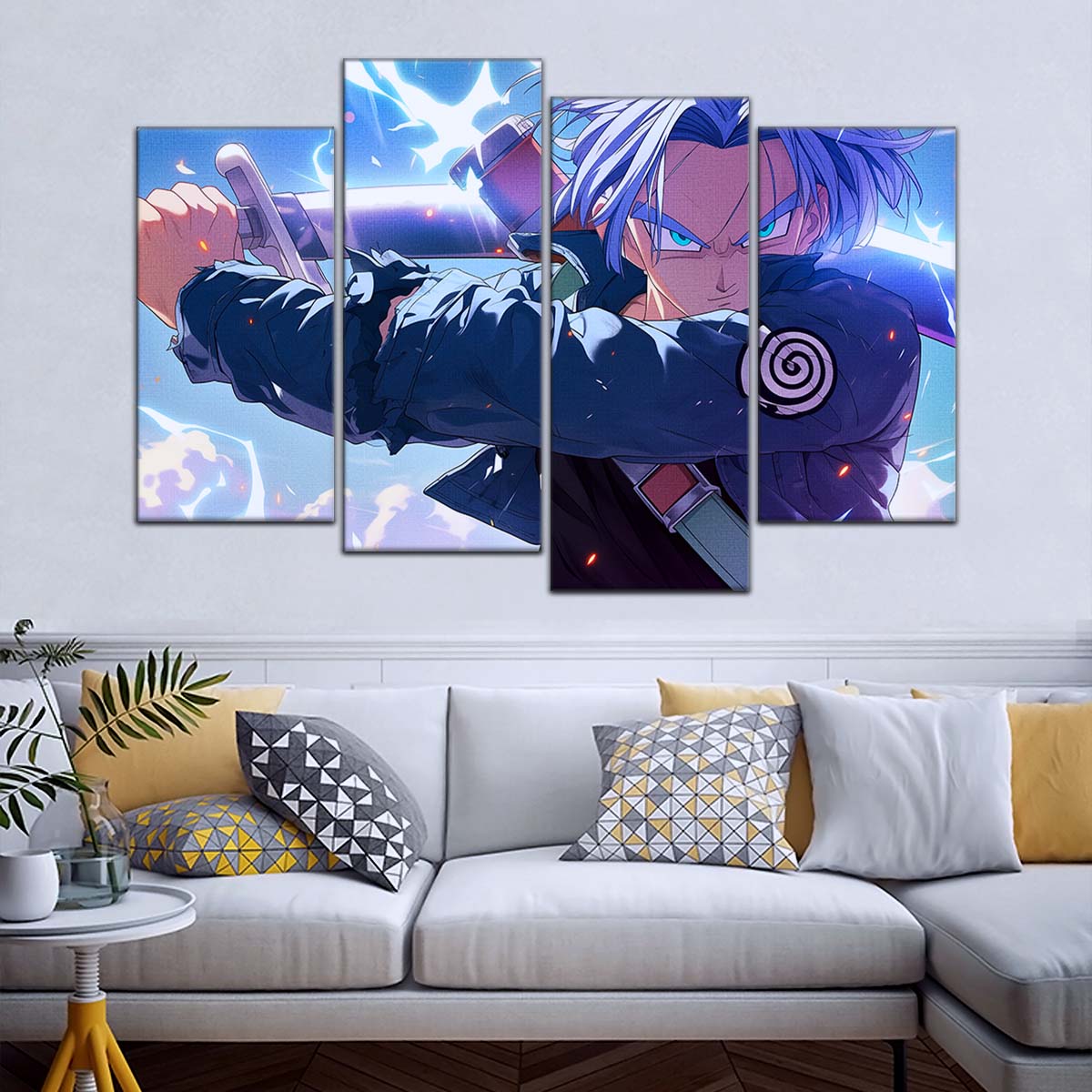 Dragon Ball Wall Art - DR5109 - Trunks' Lightning Fury - Dragon Ball Z - Dragon Ball Poster - Dragon Ball Canvas