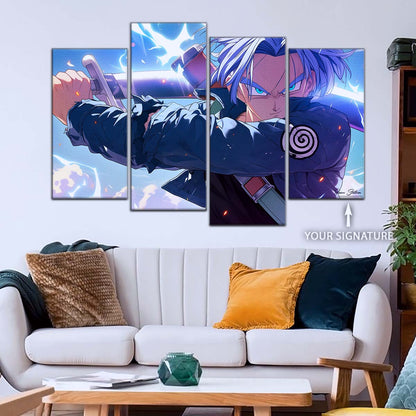 Dragon Ball Wall Art - DR5109 - Trunks' Lightning Fury - Dragon Ball Z - Dragon Ball Poster - Dragon Ball Canvas