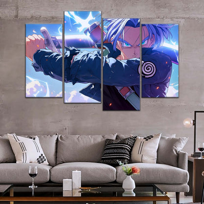 Dragon Ball Wall Art - DR5109 - Trunks' Lightning Fury - Dragon Ball Z - Dragon Ball Poster - Dragon Ball Canvas