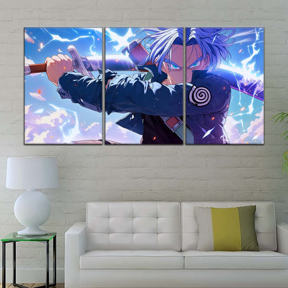Dragon Ball Wall Art - DR5109 - Trunks' Lightning Fury - Dragon Ball Z - Dragon Ball Poster - Dragon Ball Canvas