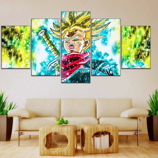 Dragon Ball Wall Art - DR5110 - Trunks' Power Unleashed - Dragon Ball Super - Dragon Ball Poster - Dragon Ball Canvas