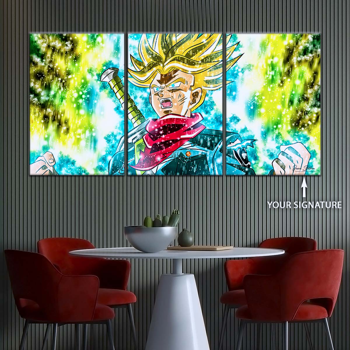 Dragon Ball Wall Art - DR5110 - Trunks' Power Unleashed - Dragon Ball Super - Dragon Ball Poster - Dragon Ball Canvas