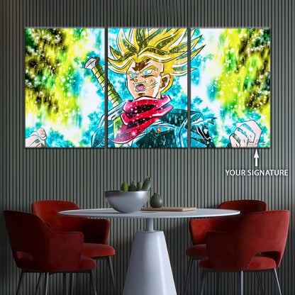 Dragon Ball Wall Art - DR5110 - Trunks' Power Unleashed - Dragon Ball Super - Dragon Ball Poster - Dragon Ball Canvas