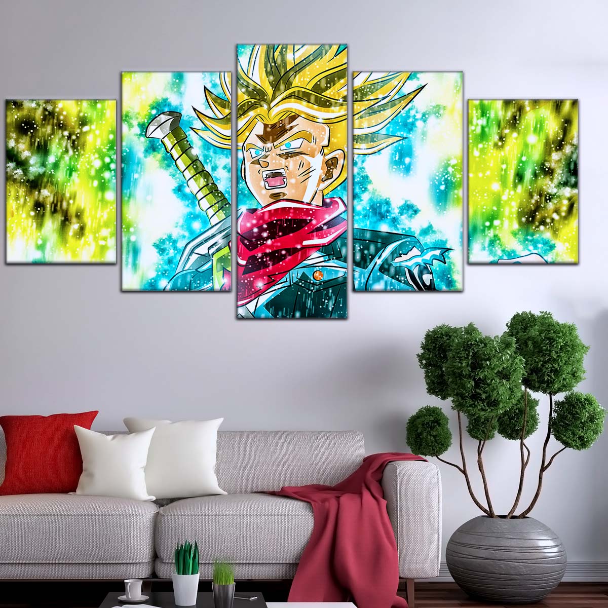 Dragon Ball Wall Art - DR5110 - Trunks' Power Unleashed - Dragon Ball Super - Dragon Ball Poster - Dragon Ball Canvas