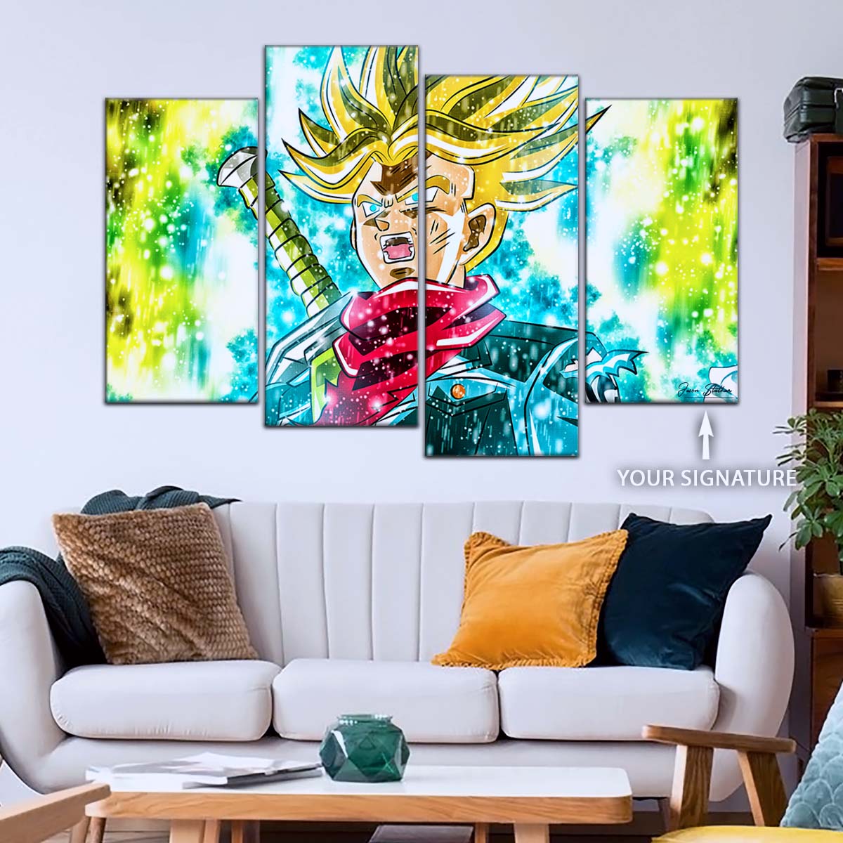 Dragon Ball Wall Art - DR5110 - Trunks' Power Unleashed - Dragon Ball Super - Dragon Ball Poster - Dragon Ball Canvas