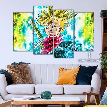 Dragon Ball Wall Art - DR5110 - Trunks' Power Unleashed - Dragon Ball Super - Dragon Ball Poster - Dragon Ball Canvas