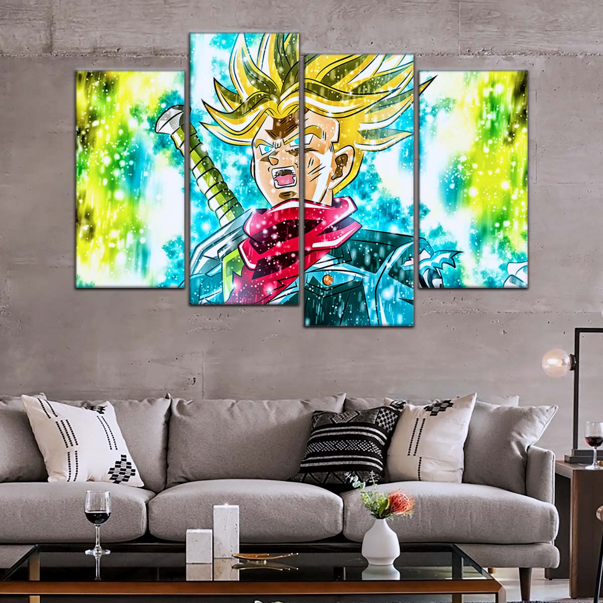 Dragon Ball Wall Art - DR5110 - Trunks' Power Unleashed - Dragon Ball Super - Dragon Ball Poster - Dragon Ball Canvas