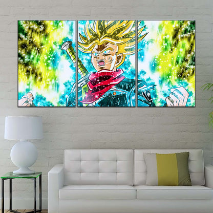 Dragon Ball Wall Art - DR5110 - Trunks' Power Unleashed - Dragon Ball Super - Dragon Ball Poster - Dragon Ball Canvas